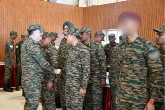 Lt Gen Abhijit S Pendharkar Shaking Hands