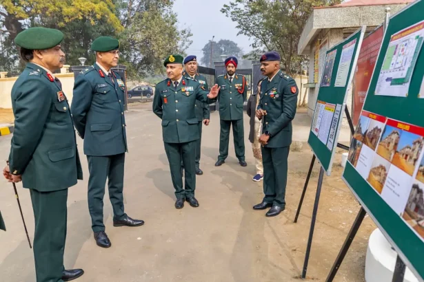 Lt Gen DG Misra Reviews Preparedness at HQ Pashchim UP Sub Area, Dedicates New Housing at Meerut Military Station