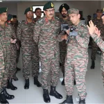 Lt Gen Devendra Sharma Reviewing
