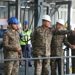 Lt Gen Dhiraj Seth Reviewing 1