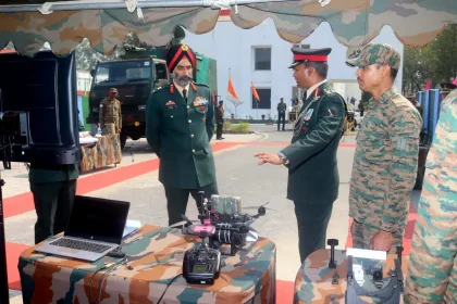 Lt Gen HS Vandra Reviewing 1