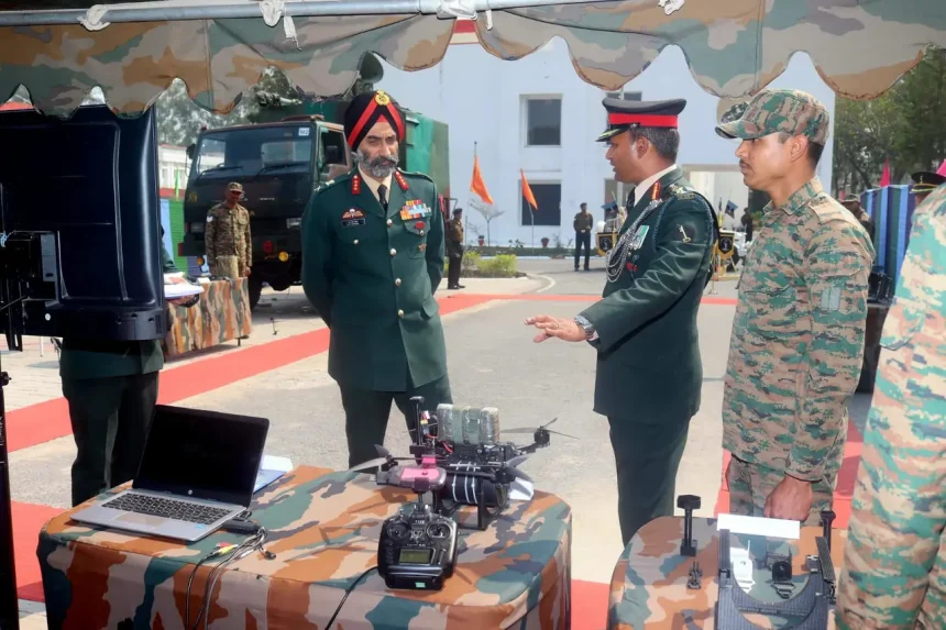 Lt Gen HS Vandra Reviewing 1