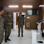 Lt Gen HS Vandra Reviewing