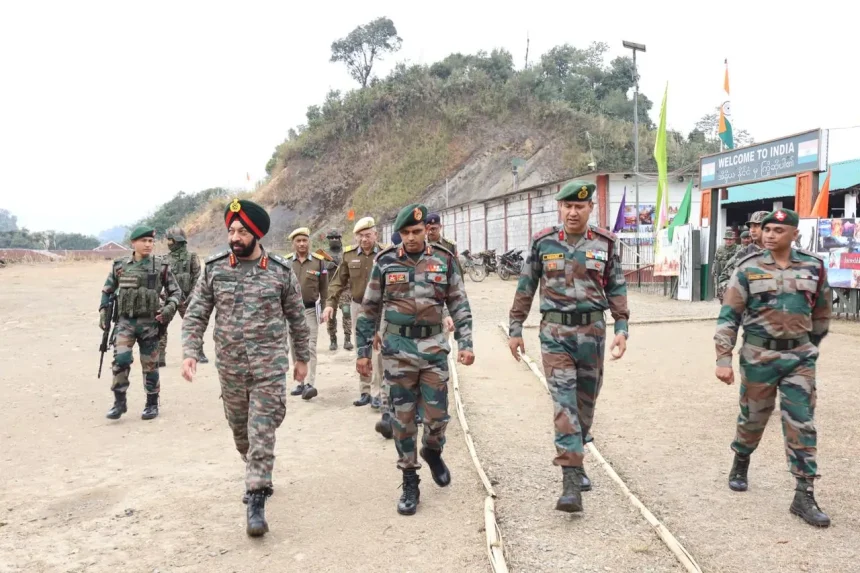 Lt Gen Harpal Singh and Other Officers