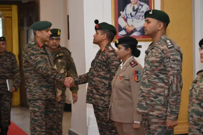 Lt Gen Hitesh Bhalla Reviews Security and Operational Preparedness of Siachen Brigade