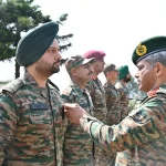 Lt Gen Katiyar Commending