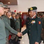 Lt Gen Katiyar Shaking Hands