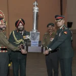 Lt Gen Manjinder Singh Giving Trophy