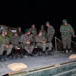 Lt Gen Manjinder Singh Reviewing