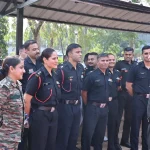 Lt Gen Minwalla Having Discussions