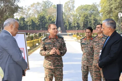 Shri Shashi Prakash Goyal and DGP Rajeev Krishna Visit Smritika War Memorial and HQ Surya Command, Reinforce Military–Civil Synergy