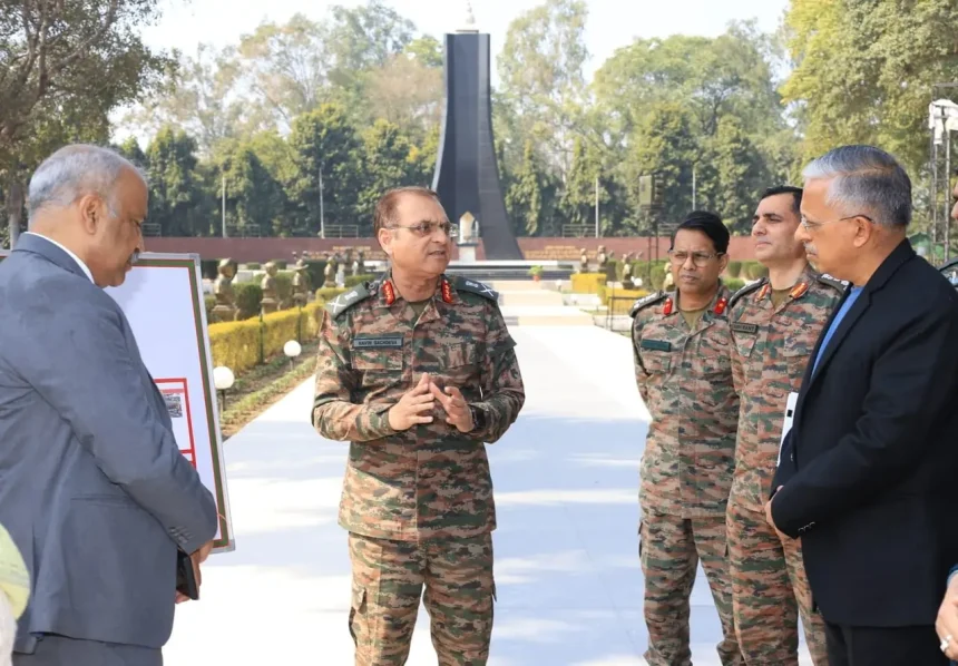 Shri Shashi Prakash Goyal and DGP Rajeev Krishna Visit Smritika War Memorial and HQ Surya Command, Reinforce Military–Civil Synergy