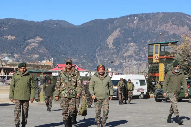 Lt Gen PK Mishra and Other Officers