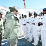 Lt Gen Pratik Sharma Interacting with Troops