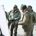 Lt Gen Pratik Sharma Reviewing 2