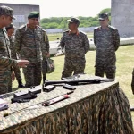 Lt Gen Pratik Sharma Reviewing 3