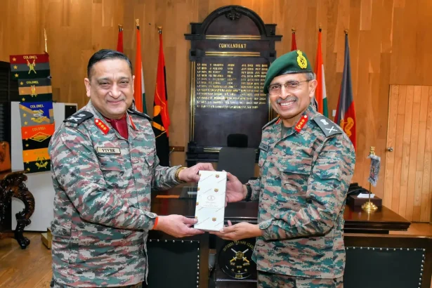 Lt Gen RC Tiwari Visits Officers Training Academy Gaya, Reviews Training and Infrastructure