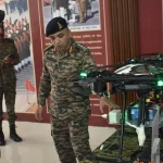 Lt Gen Rajan Sherawat Reviewing