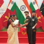 Lt gen Dhiraj Seth with Veer Naris