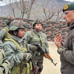 Major General Jai Singh Bainsla Interacting with Soldiers