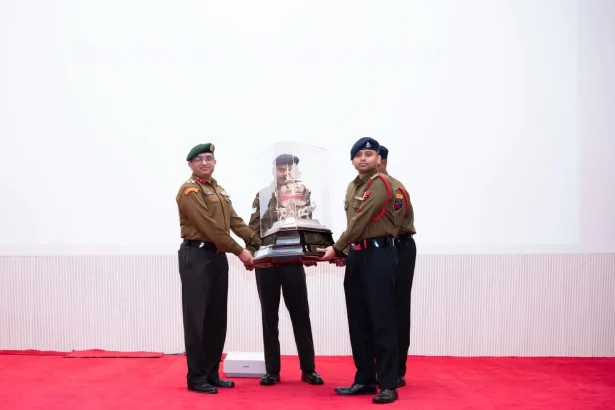 Major Hemant Kumar Saxena Named Overall Best Student at Advance Materials Management Course, MCMM Jabalpur