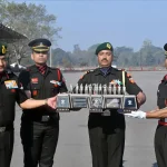 Officer Cadet Receiving Award