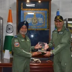 Officer Giving Memento