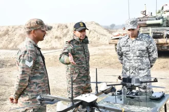 Officer Seeing Drone
