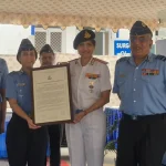Surg Vice Adm Arti Sarin Giving Award