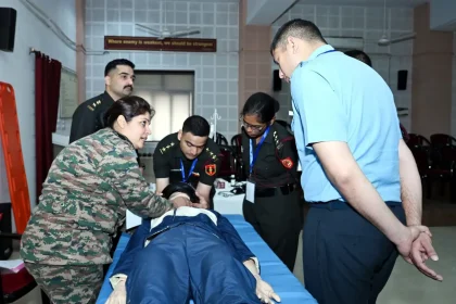 AFMC Officers Doing Training