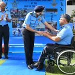 Air Marshal AP Singh Shaking Hands