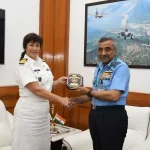 Air Marshal Dixit and Rear Adm Jeanette Morang