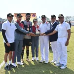Cadets Receiving Trophy