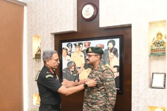 Col Prasad Bansod Being Commended