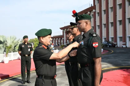 General Dwivedi Commending 2