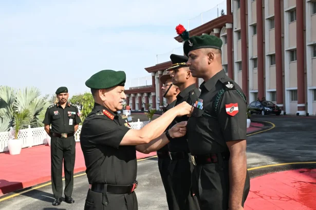 General Dwivedi Commending 2