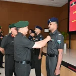 General Dwivedi Commending