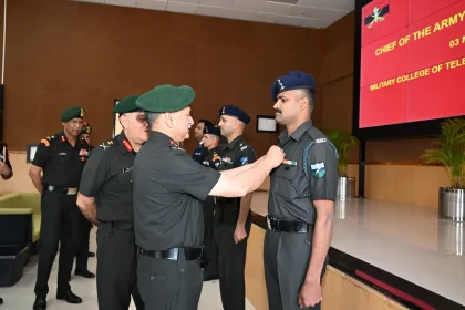 General Dwivedi Commending