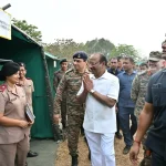 Governor of Tripura Doing Namaste