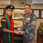 Assam Rifles Felicitates Lieutenant Obed Thangminsiam on Commissioning into Indian Army