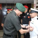 Lt Gen Dhiraj Seth Commending