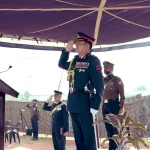 Lt Gen Dhiraj Seth Saluting