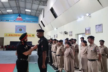 Lt Gen Harpal Singh Commending