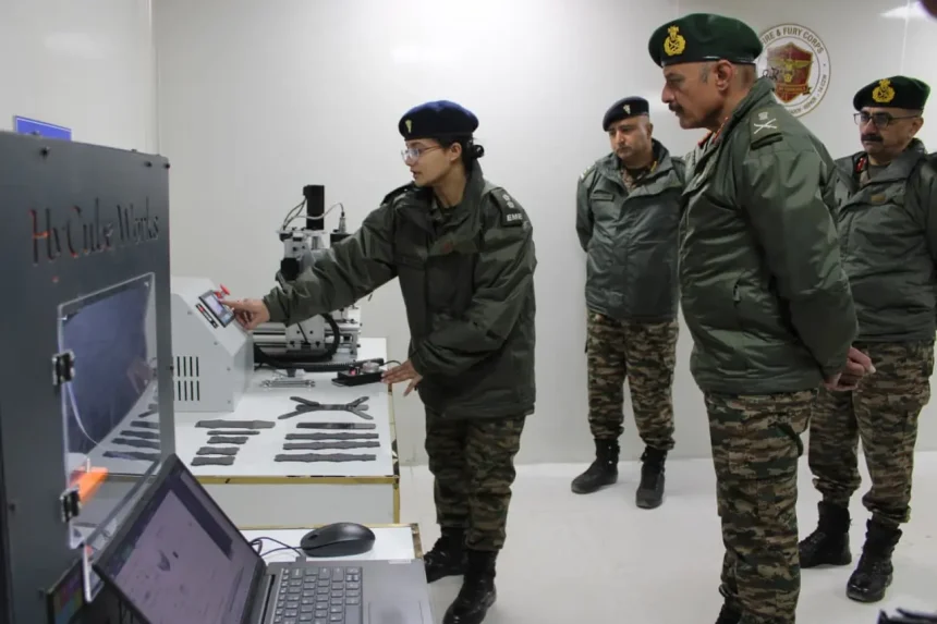 Lt Gen Hitesh Bhalla Inaugurates State-of-the-Art Technology Aggregation and Repair Facility at Highland Eagles Workshop, Leh