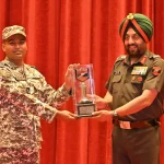 Lt Gen Manjinder Singh Giving Award