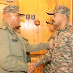 Lt Gen Pratik Sharma Shaking Hands