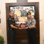 Lt Gen RC Tiwari and Lt Gen Vikas Lakhera