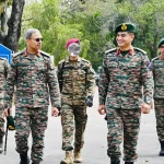 Lt Gen RC Tiwari and Other Officers