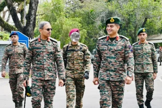 Lt Gen RC Tiwari and Other Officers