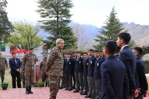 Lt Gen Sengupta Interacting with Cadets